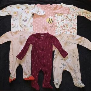 Spring Time Babe! Sleep N' Play 0-3M Girl